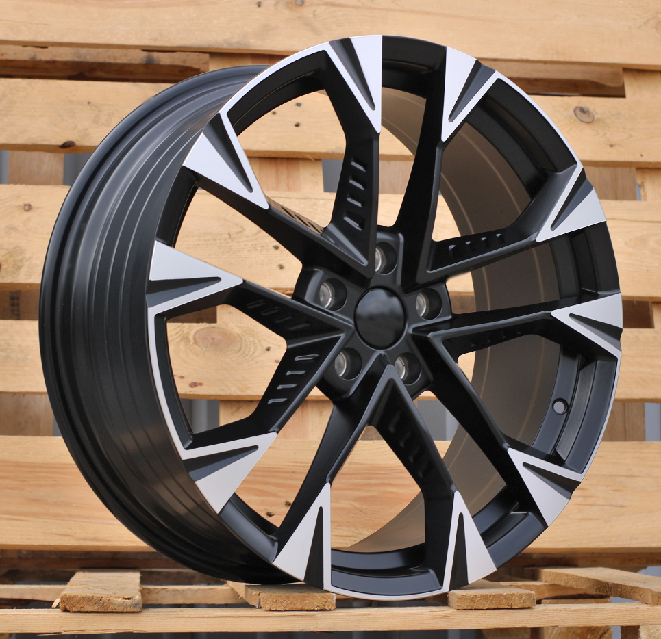Diski R18 5x112 J8 ET40 CUPRA YF1150 Black Polished Half Matt (HYBRID FORGED)