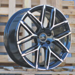 Diski R19 5×112 J8.5 ET38 RACINGLINE HF736 AUDI Black Polished (Hybrid Forged)