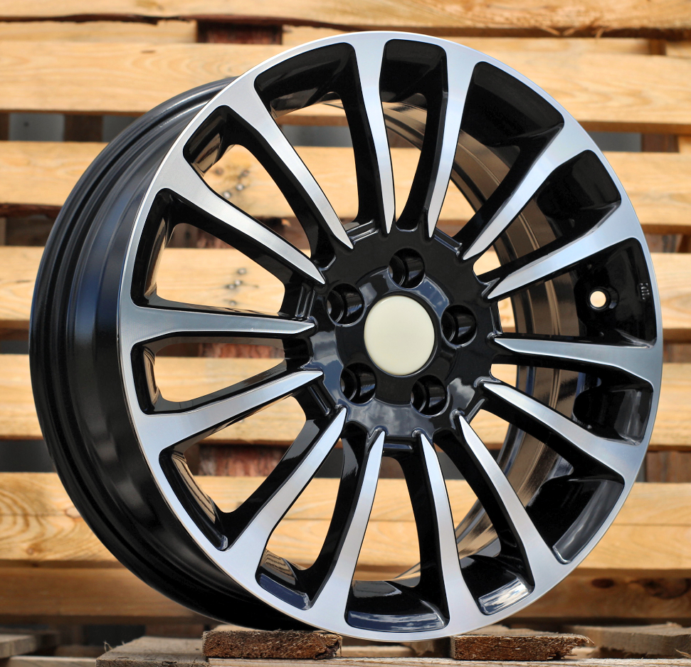 Diski R16 5x98 J6.5 ET39 RACINGLINE Y1204 FIAT Black Polished