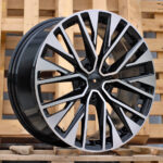 Diski R18 5×112 J8 ET39 RACINGLINE F733 AUDI Black Polished (HYBRID FORGED)
