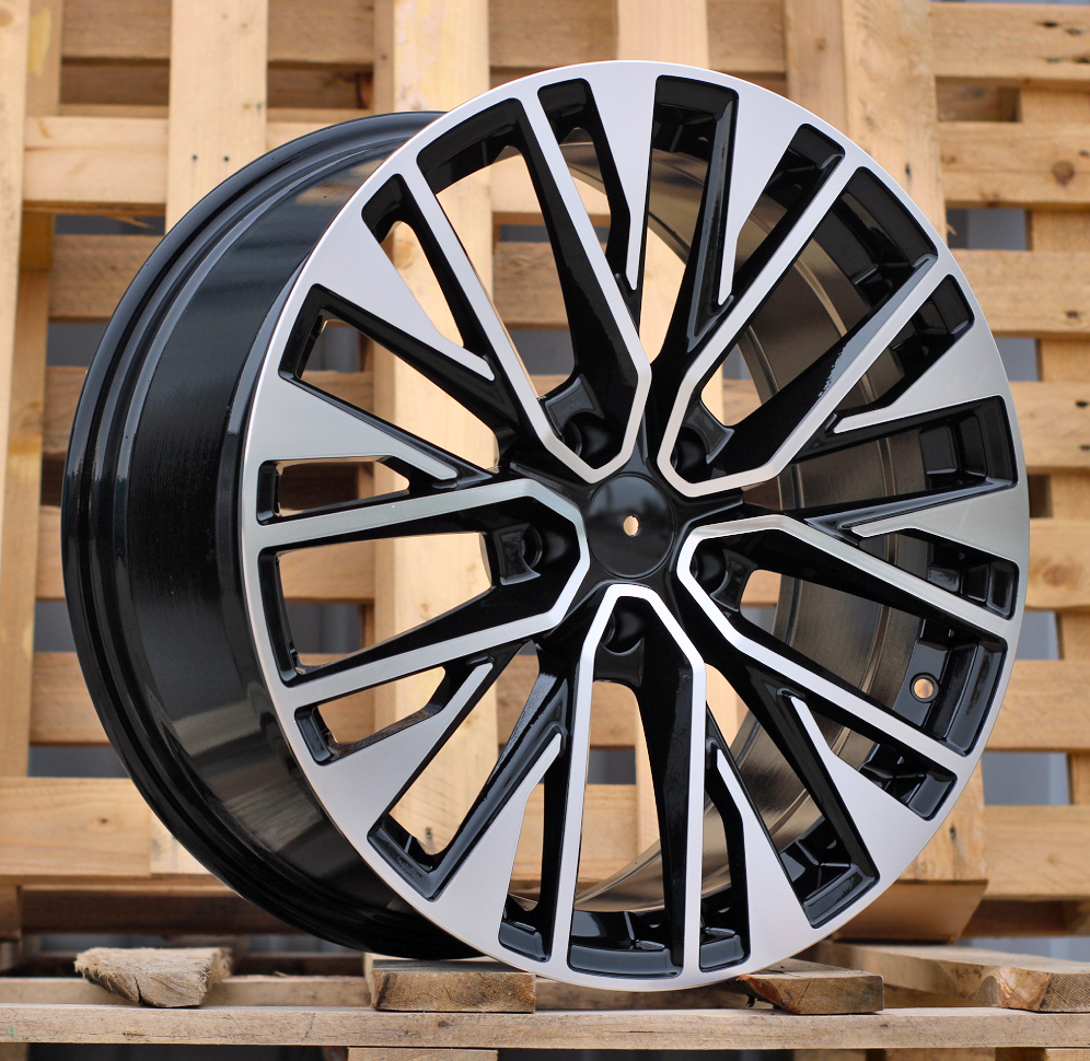 Diski R18 5x112 J8 ET39 RACINGLINE F733 AUDI Black Polished (HYBRID FORGED)