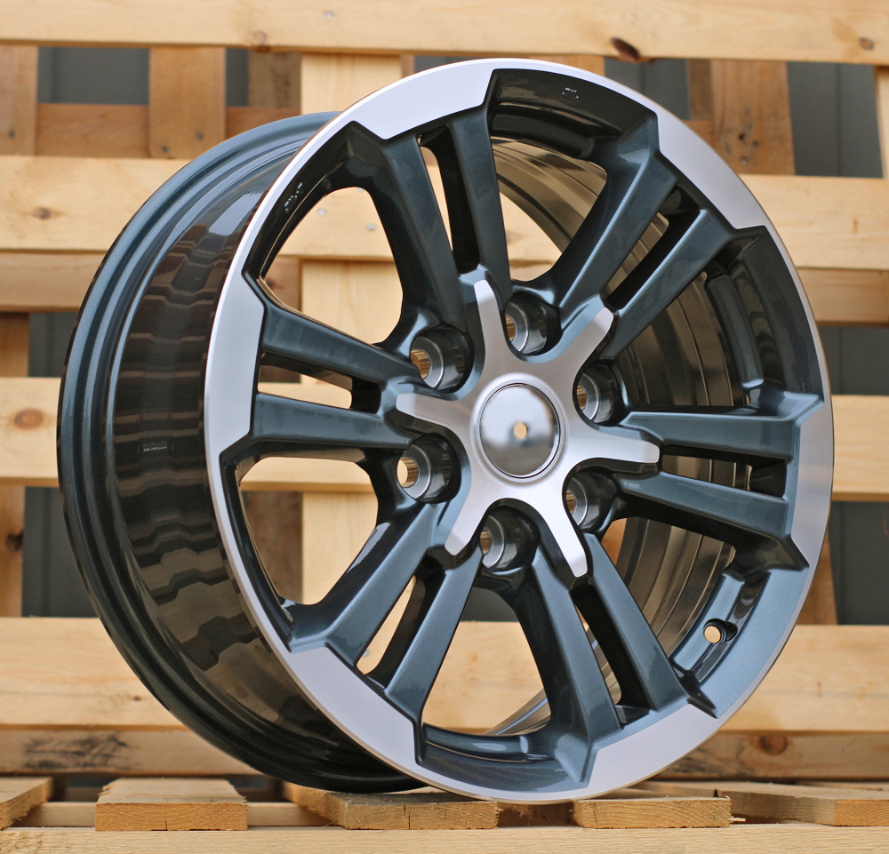 Diski R17 6x139.7 J7.5 ET38 RACINGLINE B1649 4X4 Grey Polished