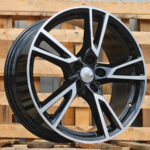 Diski R19 5×112 J8 ET39 RACINGLINE A043 AUDI Black Polished