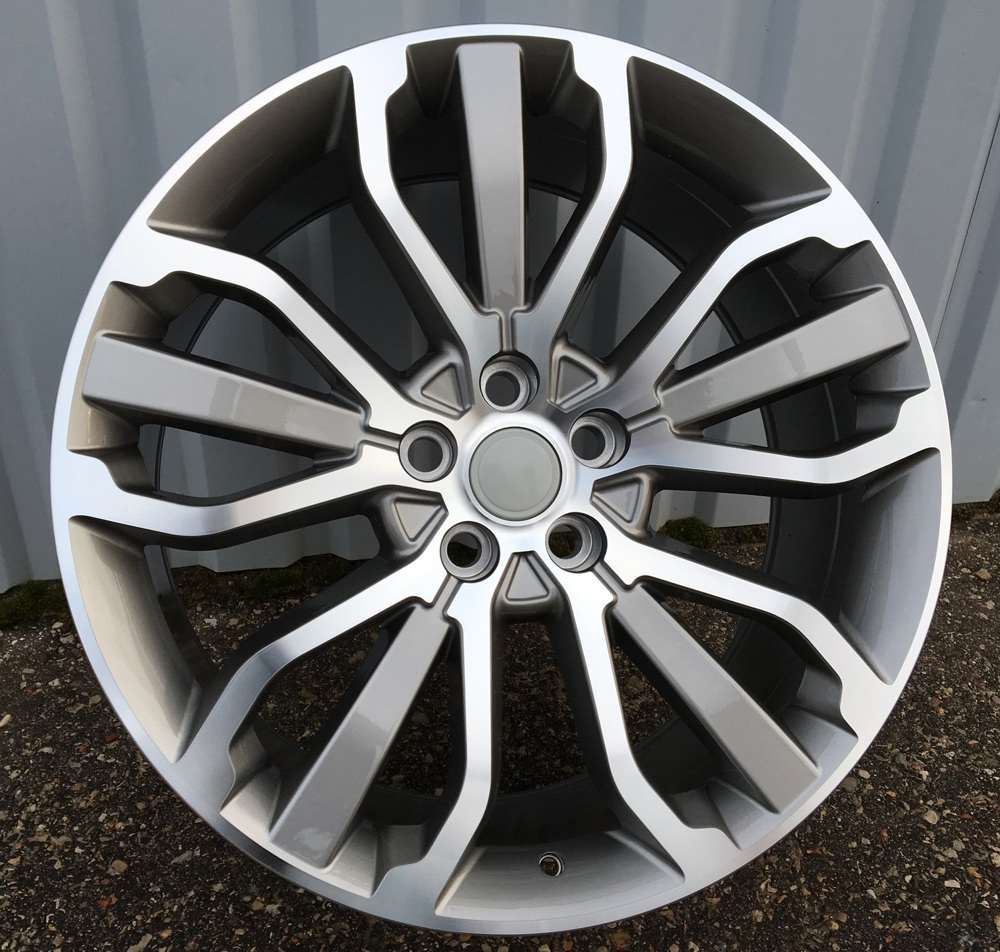 Diski R21 5x120 J9.5 ET49 RACINGLINE B1027 LANDROVER Grey Polished