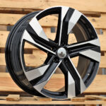 Diski R18 5×108 J7.5 ET50.5 RACINGLINE SF502 VOLVO Black Polished (HYBRID FORGED)