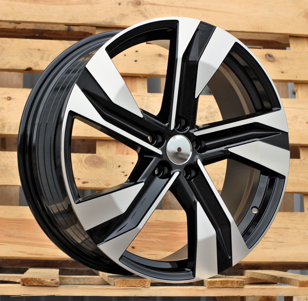 Diski R18 5x108 J7.5 ET50.5 RACINGLINE SF502 VOLVO Black Polished (HYBRID FORGED)