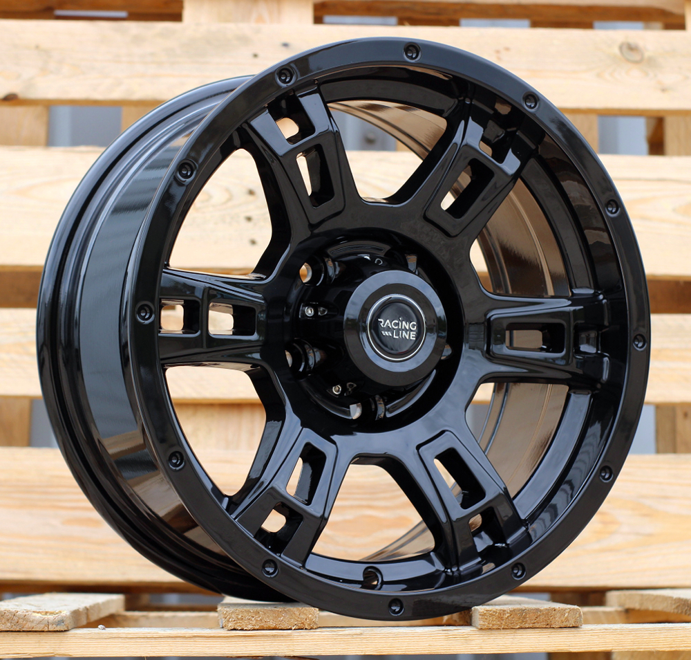 Diski R15 5x114.3 J7 ET RACINGLINE B5317 4X4 Black