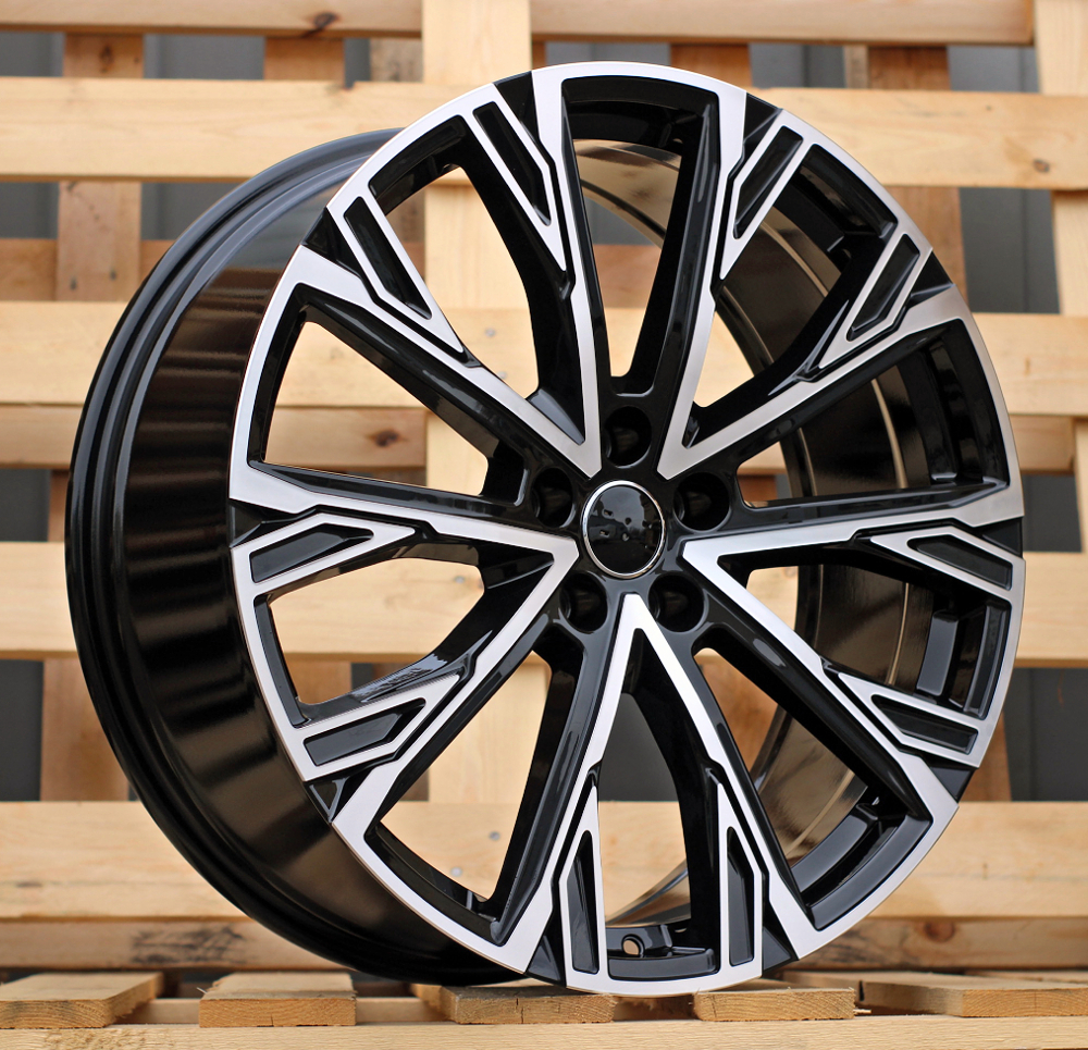 Diski R21 5x112 J8.5 ET43 RACINGLINE 3S1277 AUDI Black Polished (Hybrid Forged)