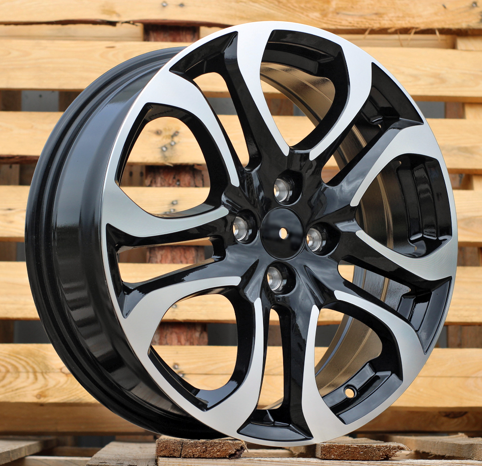 Diski R17 4x100 J6.5 ET45 RACINGLINE L1650 Black Polished