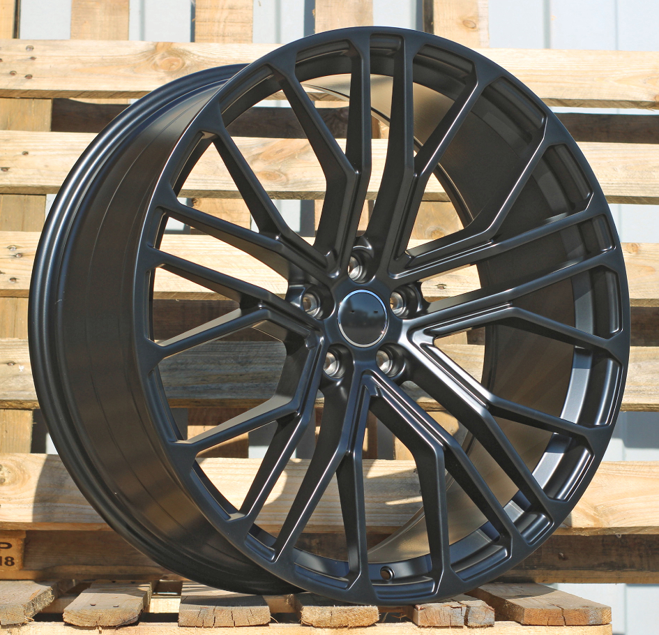 Diski R22 5x112 J9.5 ET26 RACINGLINE I0410 AUDI Black Half Matt