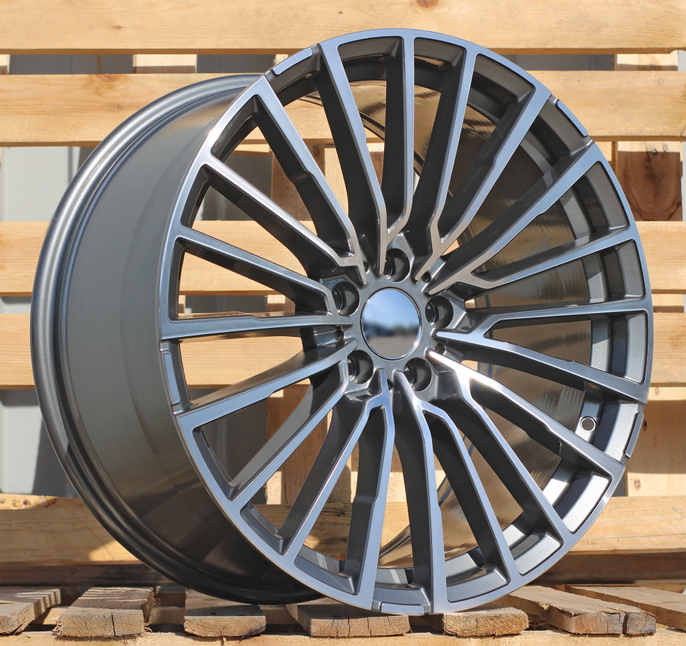 Diski R20 5x112 J8.5 ET25 RACINGLINE B5569 BMW Grey Polished (Rear+Front)