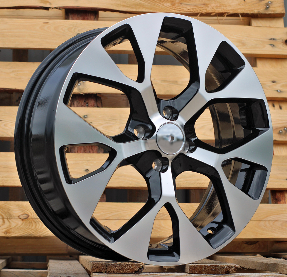 Diski R17 4x100 J6.5 ET40 RACINGLINE L1667 Black Polished