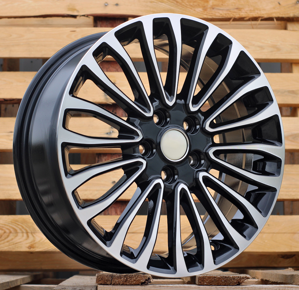 Diski R17 5x108 J7 ET50 RACINGLINE Y1158 FORD Black Polished