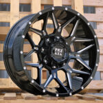 Diski R20 8×165.1 J10 ET RACINGLINE B1956 4X4 Black (Milling)