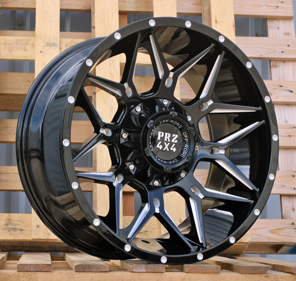Diski R20 8x165.1 J10 ET RACINGLINE B1956 4X4 Black (Milling)