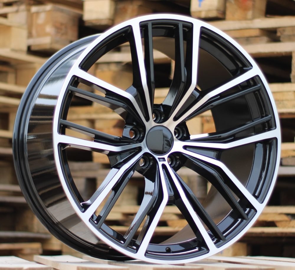 Diski R20 5x112 J10.5 ET40 RACINGLINE H5059 BMW Black Polished (Rear+Front)