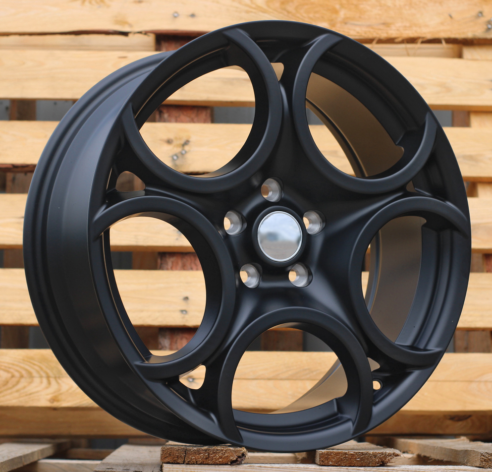 Diski R17 5x110 J7.5 ET41 RACINGLINE L1432 ALFA Black Half Matt
