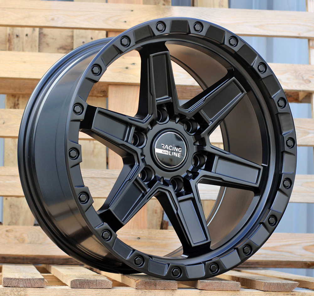 Diski R18 6x139.7 J9 ET10 RACINGLINE B5840 4X4 Black Half Matt