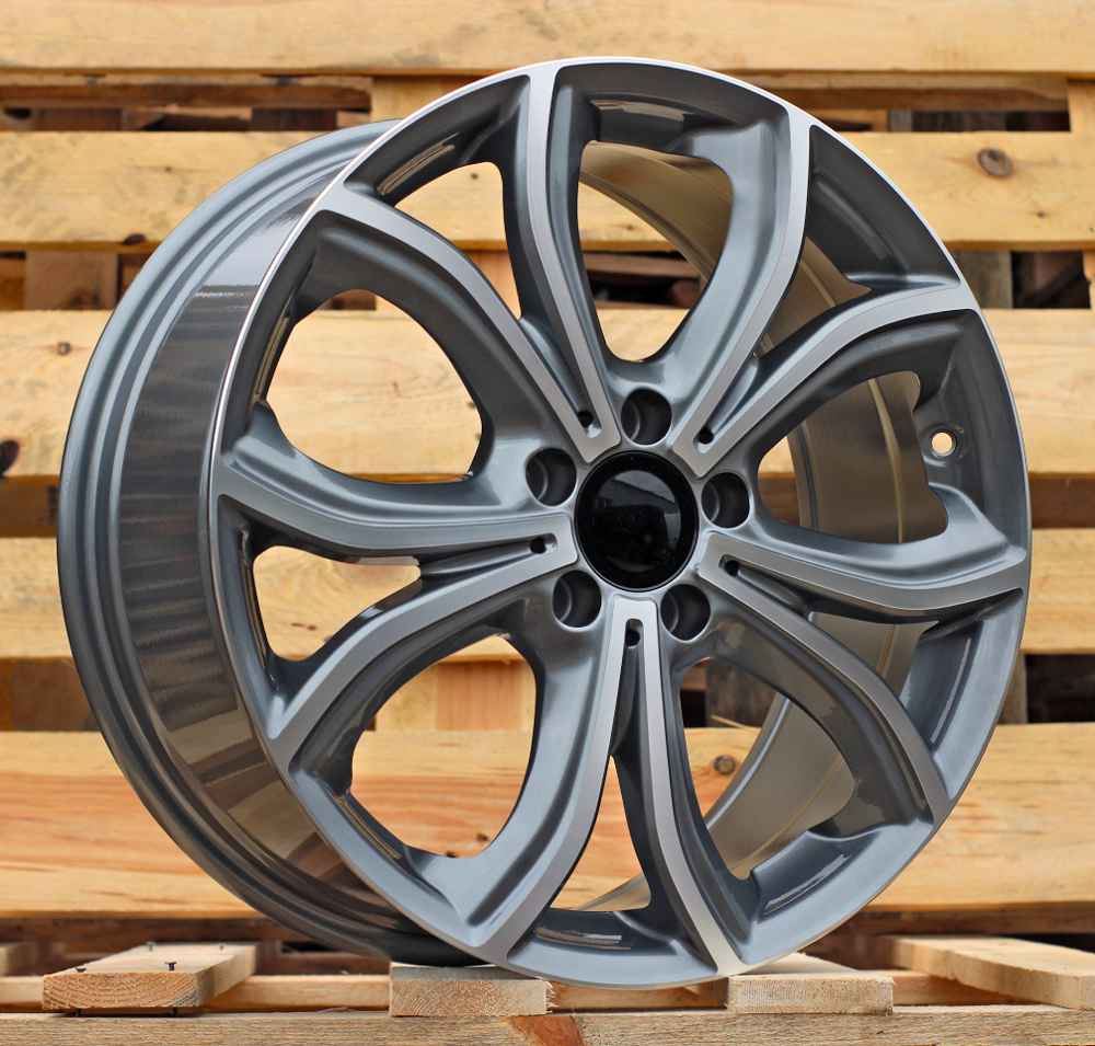 Diski R18 5x112 J8 ET43 RACINGLINE FBX271 MERCEDES Grey Polished (Hybrid Forged)