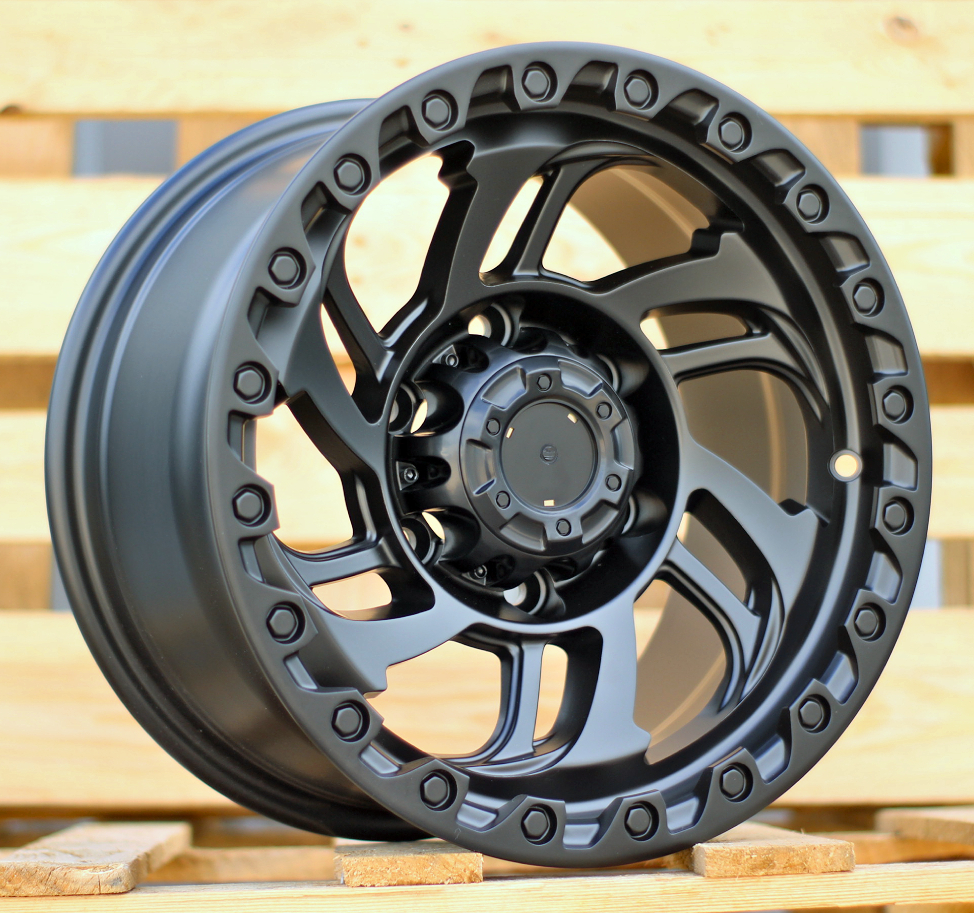 Diski R15 6x139.7 J8 ET RACINGLINE A6278 4X4 Black Half Matt