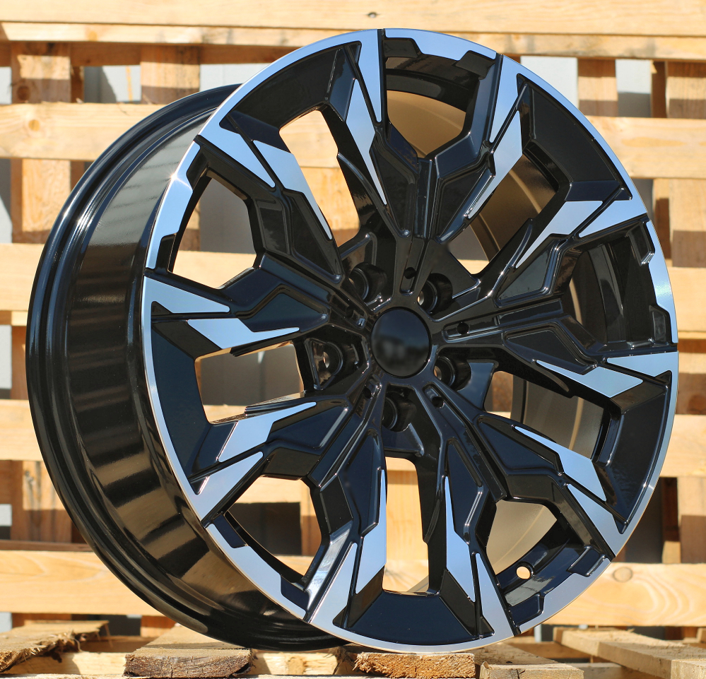 Diski R18 5x112 J8 ET27 RACINGLINE B1992 BMW Black Polished