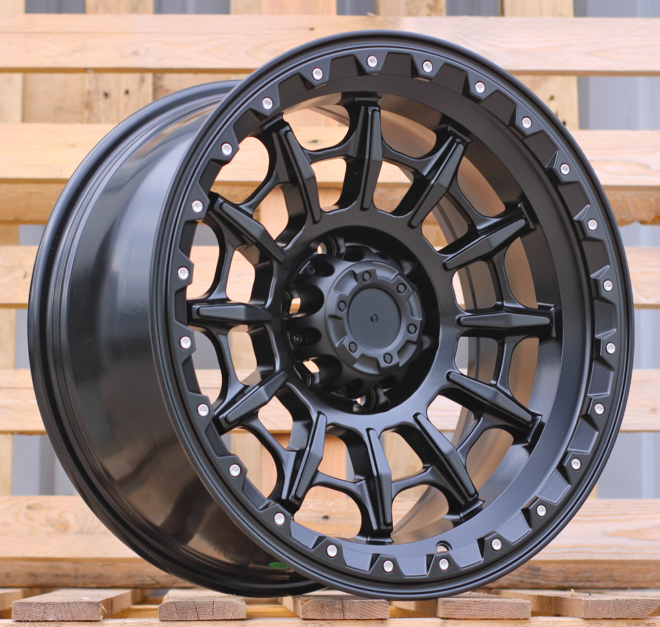 Diski R18 6x139.7 J9 ET RACINGLINE FBX099 4X4 Black Polished (Hybrid Forged)