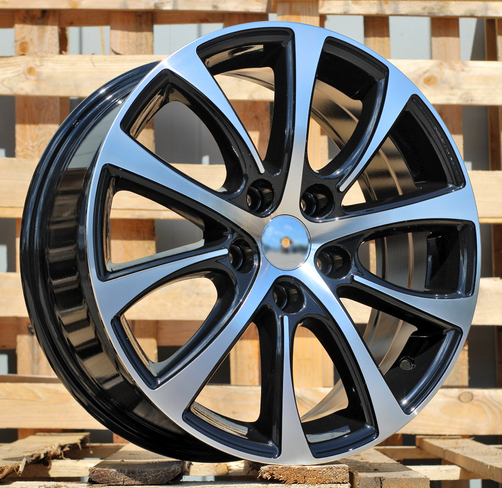 Diski R17 5x114.3 J7 ET40 RACINGLINE BY971 Black Polished