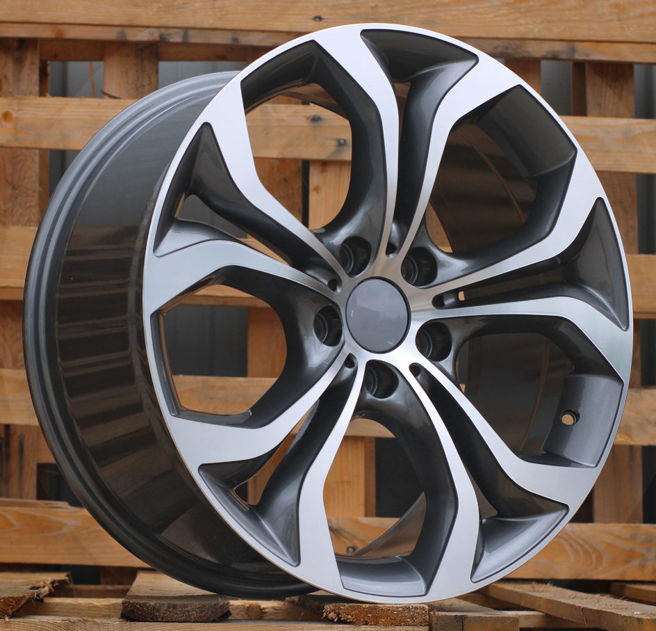 Diski R19 5x120 J9 ET48 RACINGLINE BY117 BMW Grey Polished