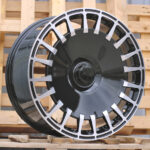 Diski R20 5×112 J9.5 ET43 RACINGLINE I0343 MERCEDES Black Polished (Rear+Front)