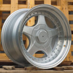 Diski R17 5×120 J8.5 ET20 RACINGLINE 7813F BMW Silver +Polished Lip (Rear+Front)