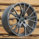 Diski R20 5×112 J9 ET31 RACINGLINE B5131 AUDI Grey Polished Half Matt