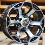 Diski R15 6×139.7 J10 ETM44 RACINGLINE BK321 4X4 Black Polished