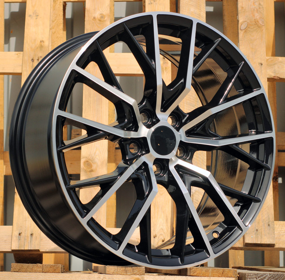 Diski R19 5x114.3 J8 ET40 RACINGLINE B5137 LEXUS Black Polished