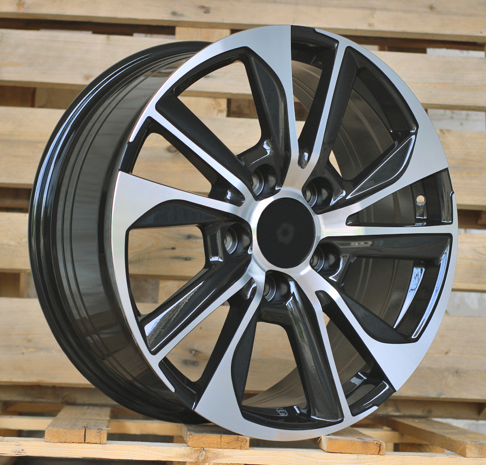 Diski R18 5x150 J8 ET45 RACINGLINE B1611 TOYOTA Black Polished (HYBRID FORGED)