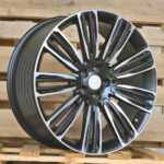 Diski R22 5×120 J9.5 ET45 RACINGLINE XE136 LANDROVER Black Polished Matt (Hybrid Forged)