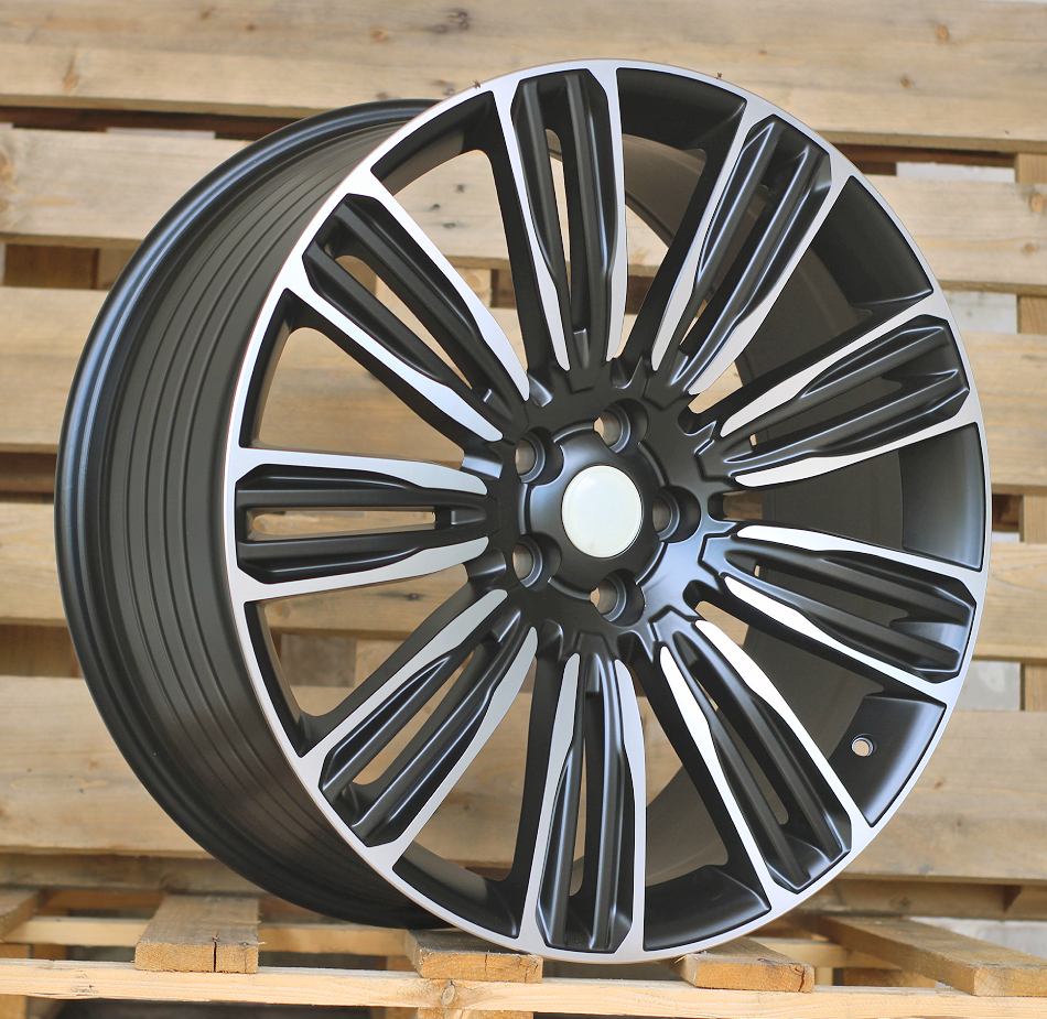 Diski R22 5x120 J9.5 ET45 RACINGLINE XE136 LANDROVER Black Polished Matt (Hybrid Forged)
