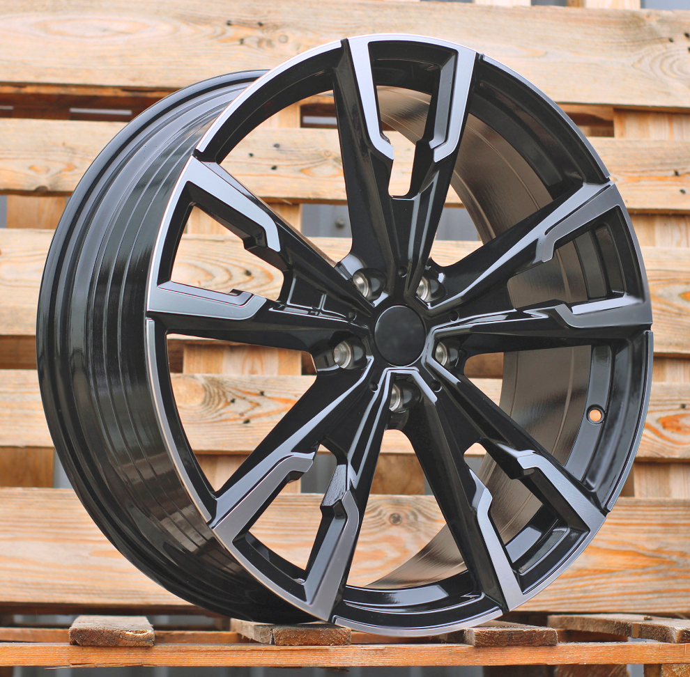 Diski R19 5x112 J8 ET46 RACINGLINE YF5710 BMW Black Polished (Hybrid Forged)