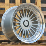 Diski R18 5×120 J10 ET15 RACINGLINE B1803 BMW Silver +Polished Lip (Rear+Front)