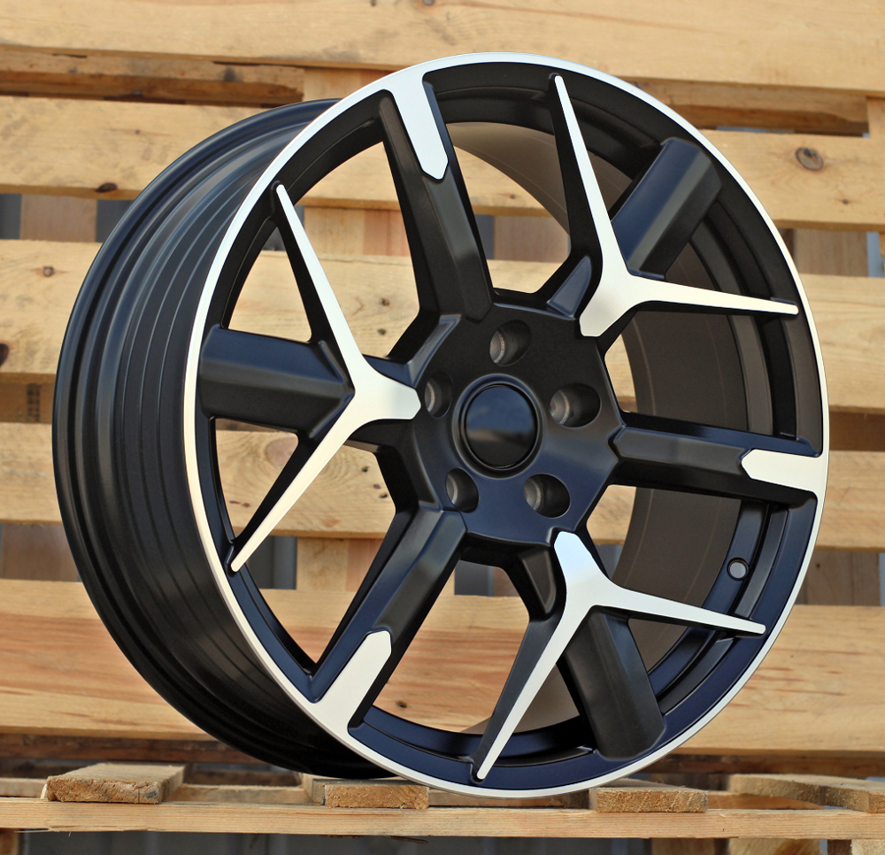 Diski R18 5x112 J8 ET40 CUPRA YF6147 Black Polished Half Matt (Hybrid Forged)