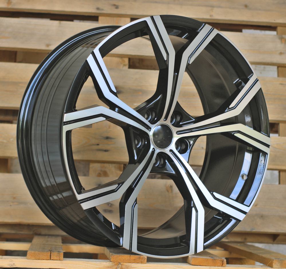 Diski R19 5x112 J8.5 ET40 RACINGLINE FBX201 AUDI Black Polished (Hybrid Forged)