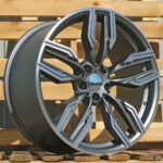 Diski R20 5×112 J8.5 ET25 RACINGLINE B5181 BMW Grey Polished Half Matt (Rear+Front)
