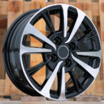 Diski R15 4×100 J6 ET40 RACINGLINE B1846 TOYOTA Black Polished