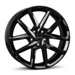 Diski R17 5×114.3 J6.5 ET45 Borbet N black glossy