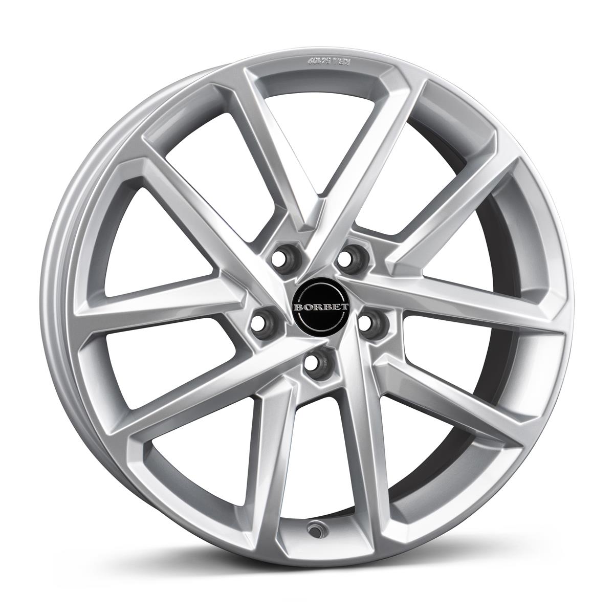Diski R17 5x114.3 J6.5 ET45 Borbet N Crystal Silver