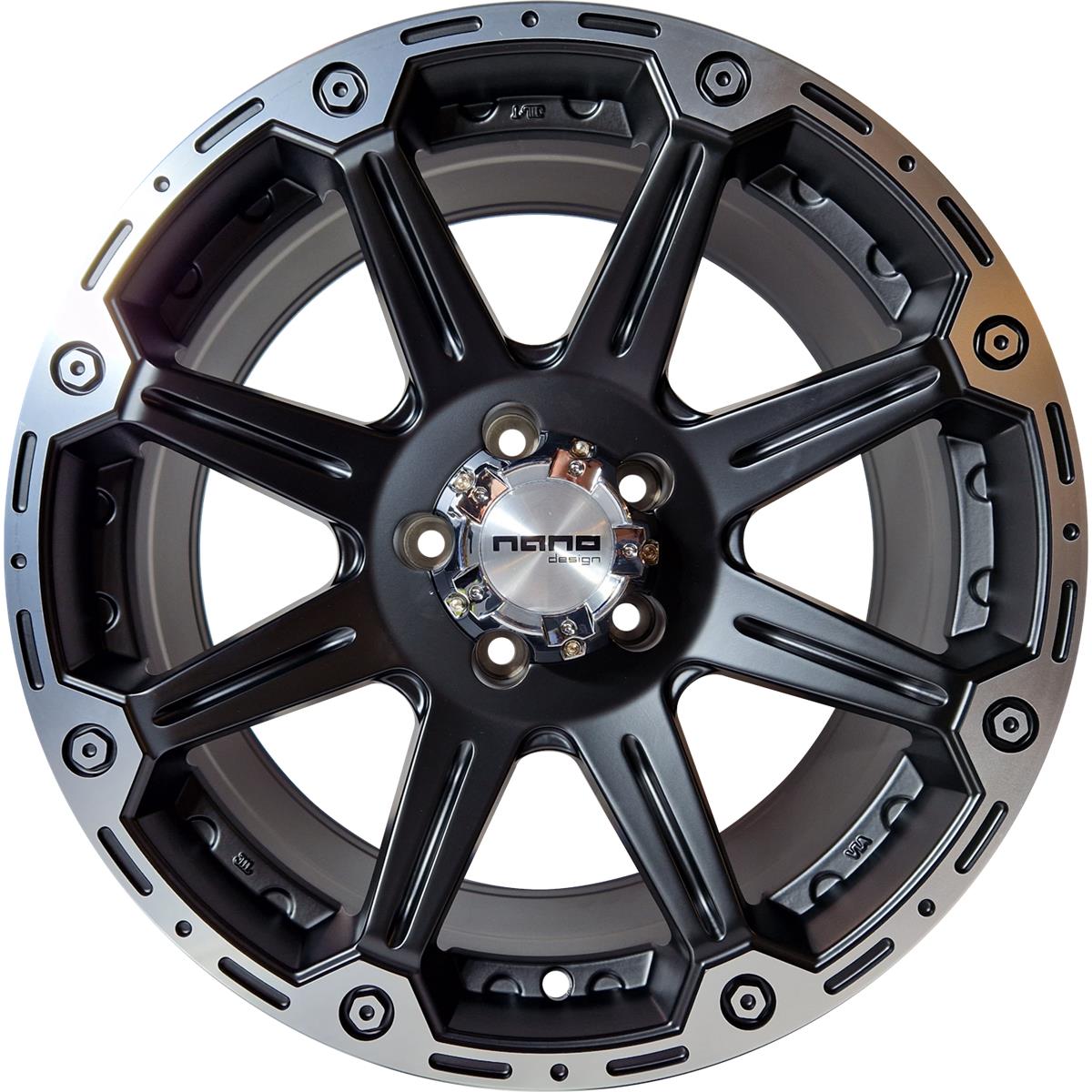 Diski R18 5x120 J8.5 ET20 Nano BK717 Matt Black polished