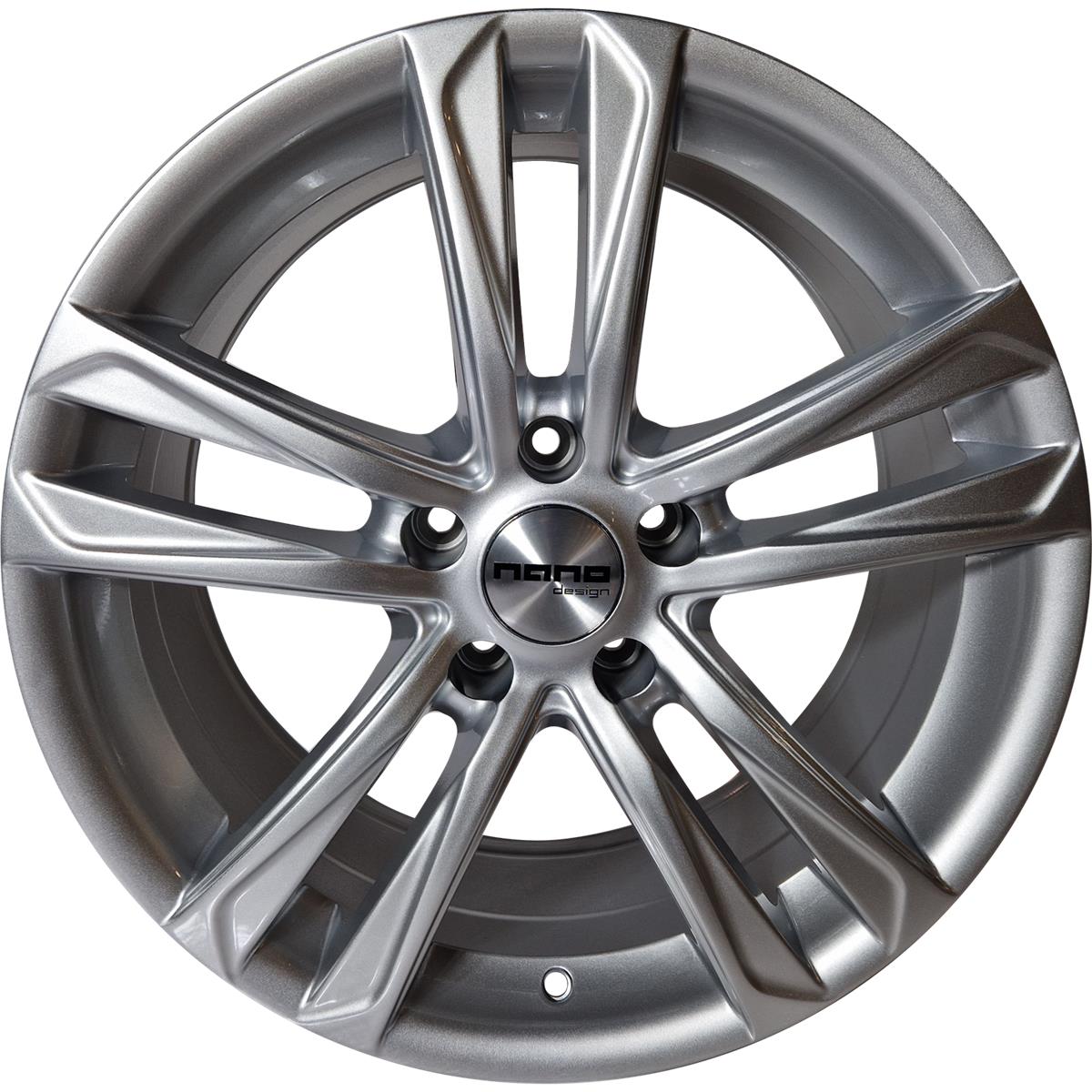 Diski R18 5x115 J8 ET20 Nano BK798 Silver