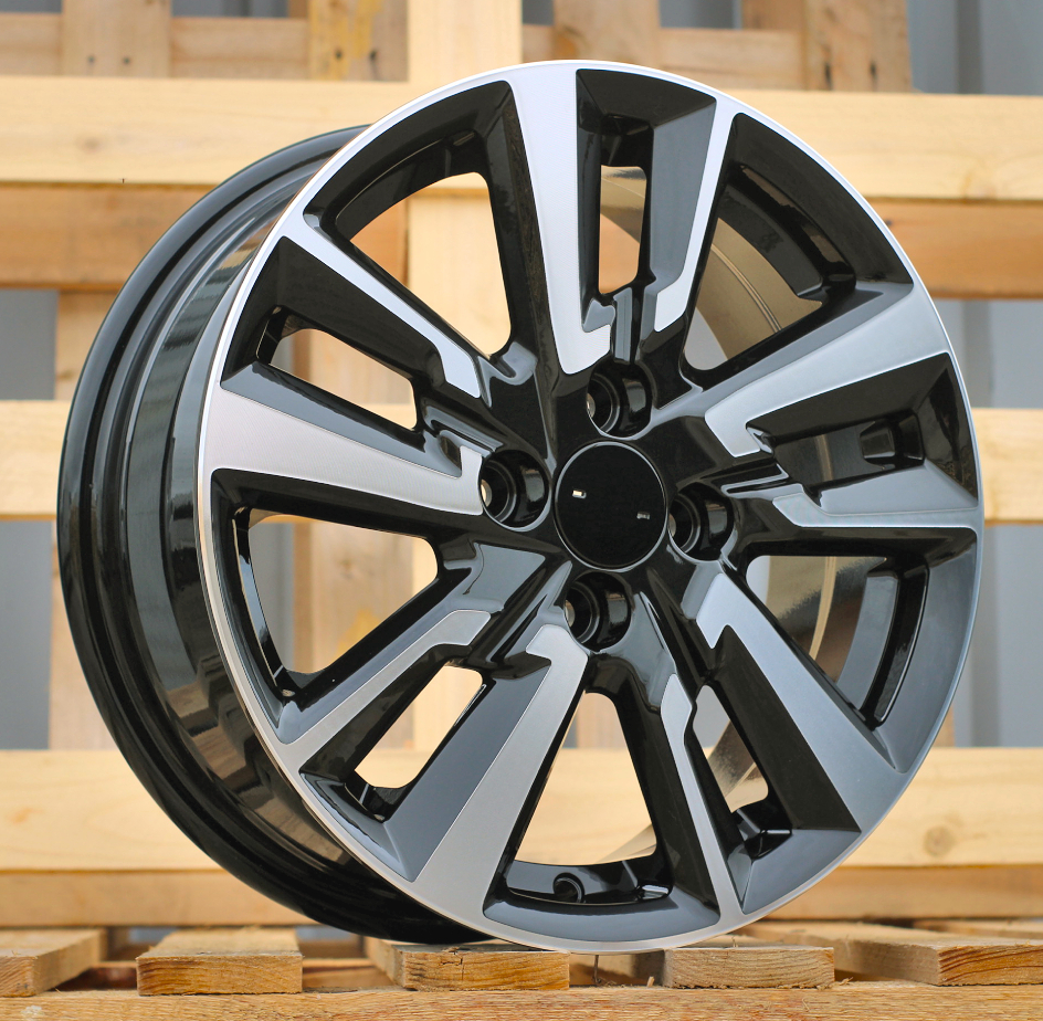 Diski R15 4x100 J6 ET40 RACINGLINE A5831 NISSAN Black Polished
