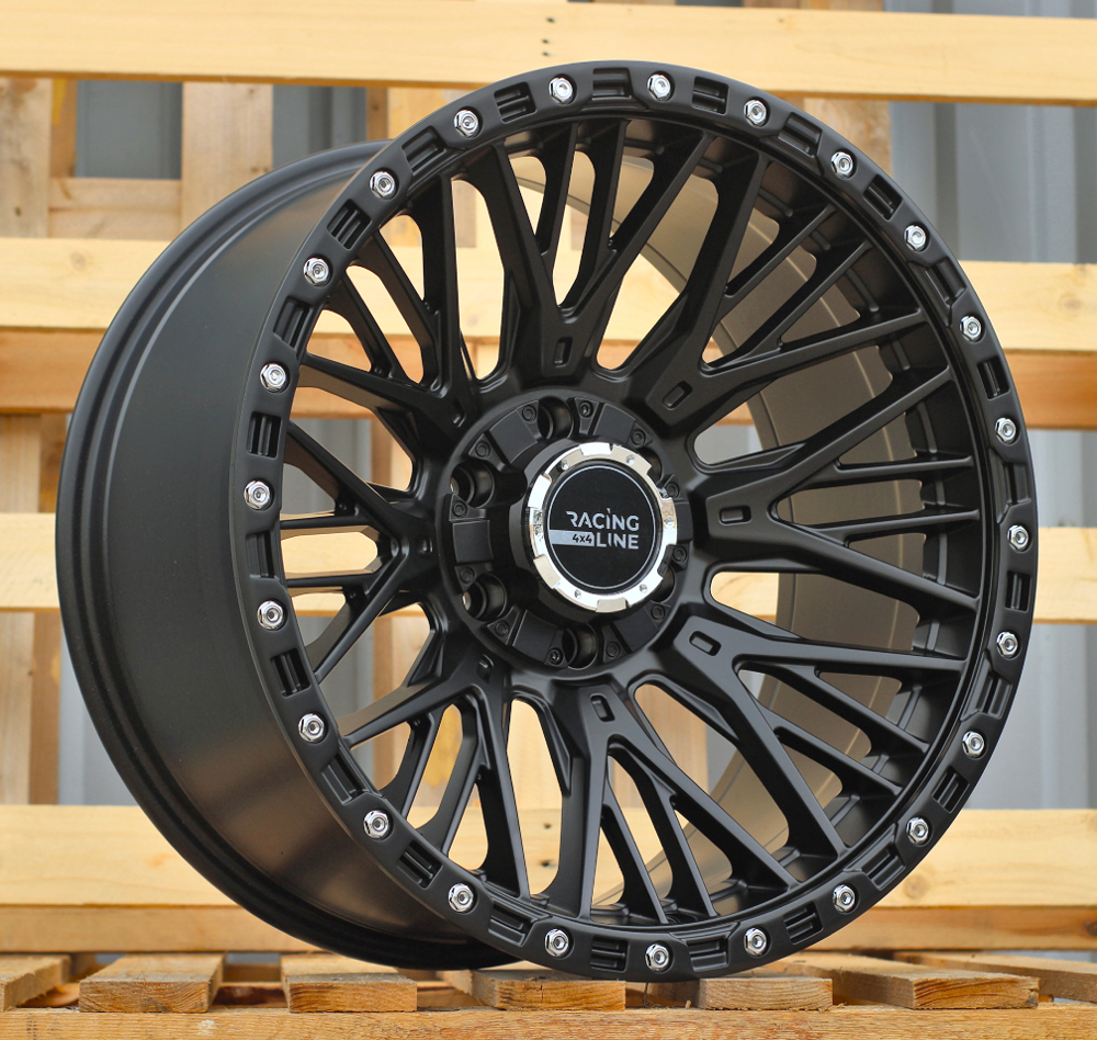 Diski R20 6x139.7 J10 ETM18 RACINGLINE A1431 4X4 Black Half Matt