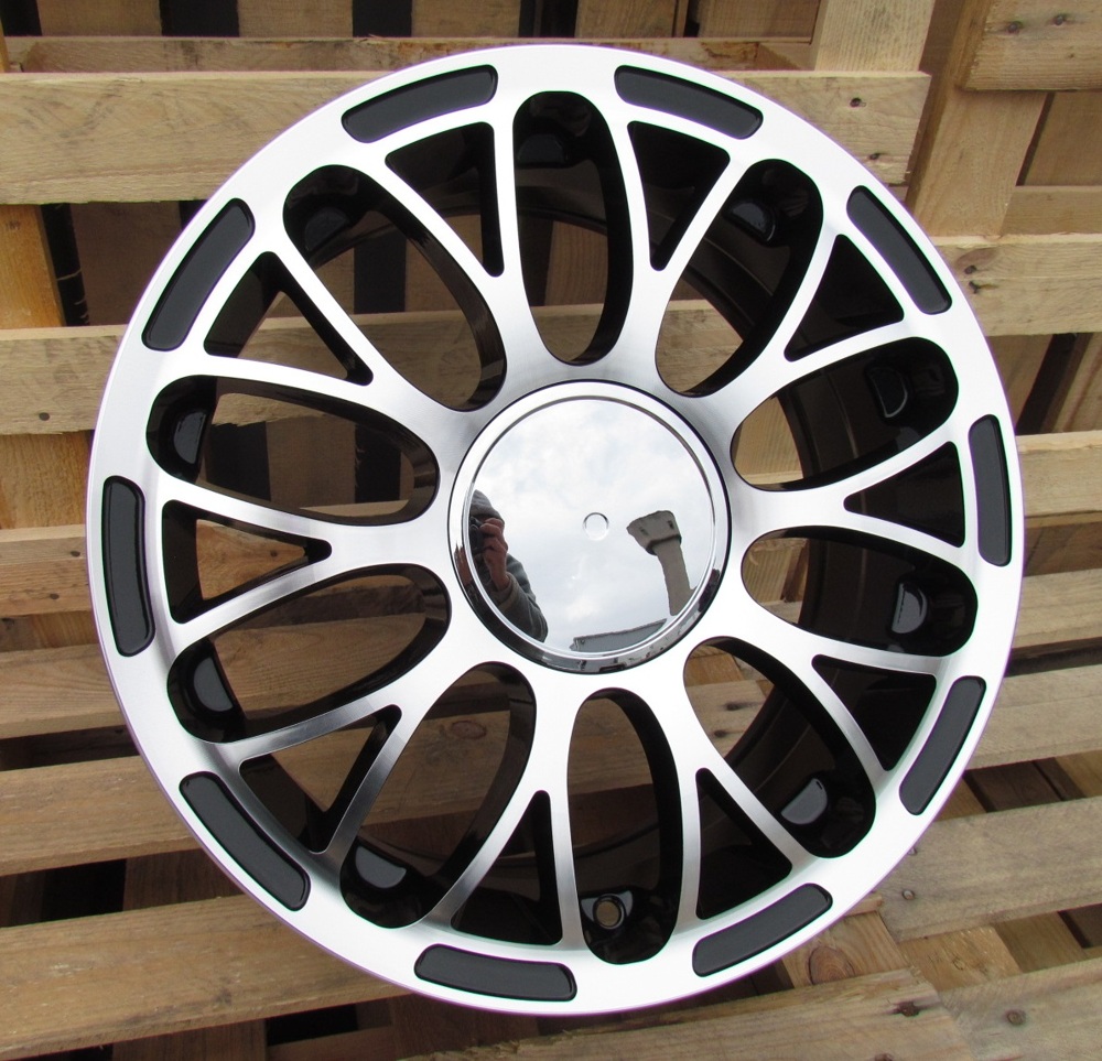Diski R15 4x98 J6 ET35 RACINGLINE LU392 FIAT Black Polished