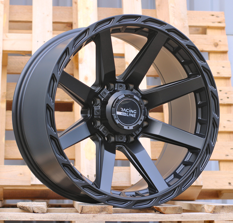 Diski R20 8x165.1 J10 ETM18 RACINGLINE A8917 4X4 Black Half Matt